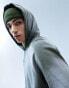 Фото #4 товара ASOS DESIGN oversized zip through hoodie in washed grey