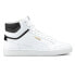 Фото #1 товара Puma Shuffle Mid High Top Mens White Sneakers Casual Shoes 38074801