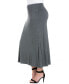 ფოტო #3 პროდუქტის Plus Size Maxi Skirt