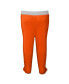Фото #4 товара Костюм для малышей OuterStuff Клемсонские Tigры команда мечты реглан длинный рукав комбинезон, шапка и брюки оранжевые, белые