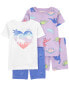 Фото #5 товара Baby 4-Piece Dinosaur Pajamas Set 6M