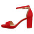 Фото #3 товара Chinese Laundry Teri Ankle Strap Block Heels Womens Red Dress Sandals TERI-610