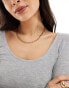 Фото #4 товара Neck On The Line 6mm gold plated stainless steel figaro chain necklace