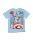 ფოტო #8 პროდუქტის Toddler Boys Avengers Spider-Man Mech Strike 4 Pack Cosplay Athletic T-Shirts to (2T - 18-20)