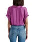 ფოტო #2 პროდუქტის Women's Tori Button-Front Tie-Hem Top