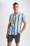 Фото #1 товара Рубашка мужская Regular Fit полосатая defacto Y7037az22hs