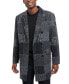 Фото #3 товара Men's Belfort Double-Breasted Plaid Overcoat