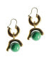 Cecile — Jade drop earrings