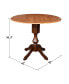 Фото #15 товара International Concept 42" Round Dual Drop Leaf Pedestal Table