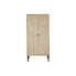 Фото #3 товара Шкаф DKD Home Decor Чёрный Натуральный Металл Ель Деревянный MDF 70 x 35 x 156 cm