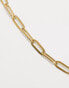 Lost Souls stainless steel 18ct gold plated pack of 2 chain necklaces