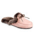 Фото #1 товара Women's Faux Leather Vivienne Scuff Slippers