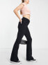 Фото #1 товара Pieces Peggy high waisted flare jeans in black