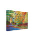 Фото #2 товара David Lloyd Glover Walking in Autumn Canvas Art - 15" x 20"