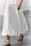 Фото #3 товара Объемная юбка с ажурной вышивкой — zw collection ZARA