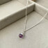 Подвеска Charm Amethyst Decadorn silver, purple - фото #2