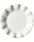 Фото #1 товара by Laura Johnson Signature Ruffle Round White Salad Plate