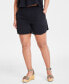 Фото #3 товара Women's Cotton Gauze Pull-On Shorts, Created for Macy's
