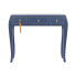Фото #3 товара Журнальный столик DKD Home Decor Синий Позолоченный Ель Деревянный MDF 96 х 26 х 80 см