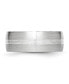 ფოტო #2 პროდუქტის Cobalt Sterling Silver Inlay Satin Wedding Band Ring