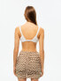 ფოტო #2 პროდუქტის Women's Asymmetrical Mini Skirt