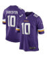 Фото #1 товара Men's Fran Tarkenton Purple Minnesota Vikings Game Retired Player Jersey