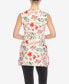 Фото #2 товара Women's Floral Sleeveless Tunic Top