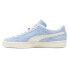 Фото #3 товара Puma Suede Classic X Sc Lace Up Womens Blue Sneakers Casual Shoes 39604501