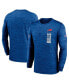 Фото #1 товара Men's Royal Buffalo Bills 2024 Sideline Velocity Performance Long Sleeve T-Shirt