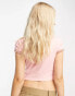 Levi's perfect ringer tee in pink