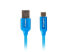 Фото #3 товара Lanberg Kabel CA-USBO-21CU-0010-BL USB 2.0 Typ A - 2.0 C 1m Farbe blau - Cable - Digital