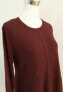 Фото #2 товара Style & Co Women's Crew Neck Pull Over Tunic Sweater Scarlet Wine Size S