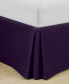 Home Basic Easy Fit Microfiber Pleated 14" Drop Queen Bedskirt