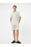 Фото #1 товара Рубашка мужская Koton Классический воротник с коротким рукавом и пуговицами
