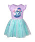 Toddler Girls Raya and the Last Dragon Mermaid Frozen Nightmare Before Christmas Tulle Dress to