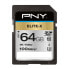 Фото #1 товара PNY Elite-X - 64 GB - SDXC - Class 10 - UHS-I - 100 MB/s - Class 3 (U3)