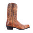 Фото #1 товара Laredo Bryce Graphic Square Toe Cowboy Mens Brown Dress Boots 68442