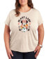 Фото #1 товара Trendy Plus Size Disney Minnie Mouse Plant Lady Graphic T-shirt
