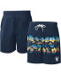 ფოტო #3 პროდუქტის Men's Navy New York Yankees Breeze Volley Swim Shorts
