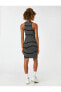 Фото #8 товара Платье Bodycon безрукавное с вырезом галифе Koton Midi Elbise Dar Kesim