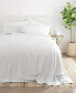 Фото #7 товара Home Collection Premium Ultra Soft Chambray Style Pattern 4 Piece Bed Sheets Set, Full