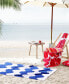 Фото #7 товара Rasymatto Cotton Terry Oversized Beach Towel, 70" x 40"