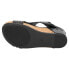 Фото #5 товара Corkys Carley Wedge Womens Black Casual Sandals 30-5316-BKPT