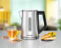 Фото #4 товара Czajnik Rommelsbacher Rommelsbacher Sunny WK 3000 kettle (stainless steel/black, 3,000 watts, 1.7 liters)