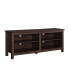 Тумба под телевизор Walker Edison 58" Wood TV Media Stand Storage Console