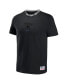 Men's NFL X Staple Black Buffalo Bills Embroidered Fundementals Globe Short Sleeve T-shirt
