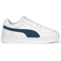 Фото #1 товара Puma Ca Pro Suede Fs Perforated Logo Lace Up Mens White Sneakers Casual Shoes 3