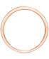 Diamond Round & Baguette Band (1/3 ct. t.w.) in 14k Rose Gold