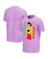 Фото #1 товара Men's Purple Astro Boy Explode Washed T-Shirt