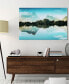 Фото #5 товара Quiet Waters Frameless Free Floating Tempered Glass Panel Graphic Wall Art, 32" x 48" x 0.2"